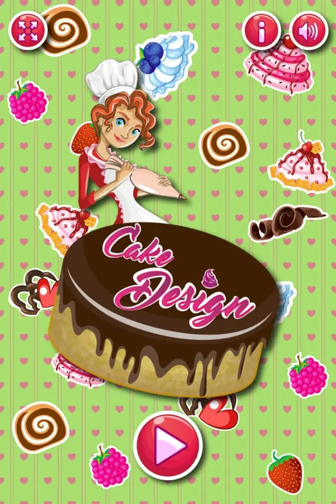 لعبة Cake Design لعبة تصميم كعكة لعبة طبخ لعبة بنات