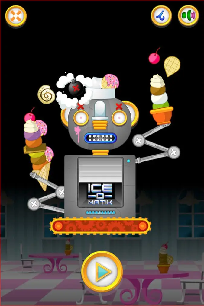 لعبة Ice O Matik آلة صنع الايسكريم لعبة طبخ صنع الايس كريم
